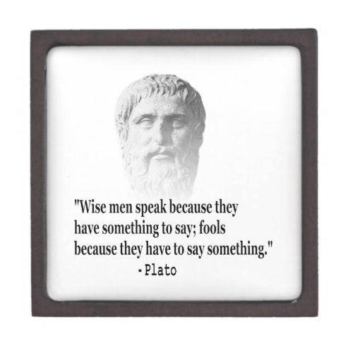 Quote By Plato Gift Box