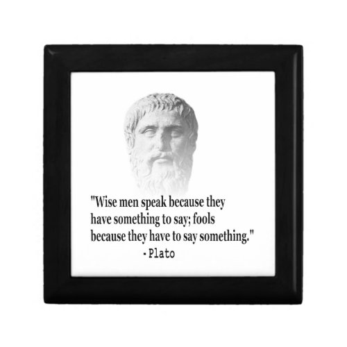 Quote By Plato Gift Box