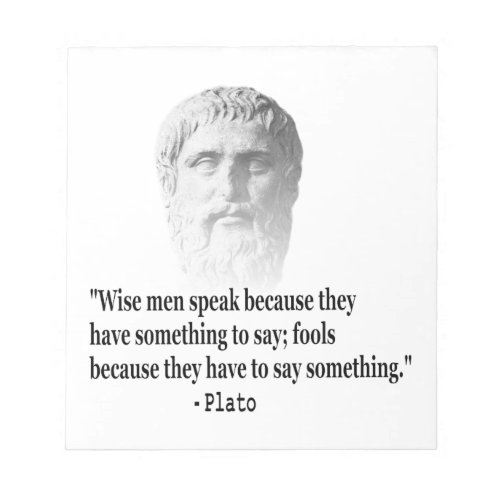 Quote By Plato Notepad