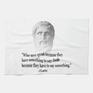 Quote By Plato Towel