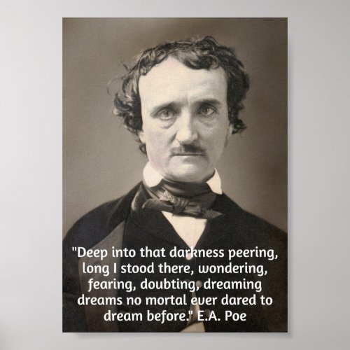 Quote by Poe on Darkness and Dreams Poster