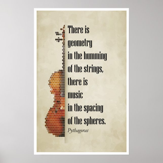 Quote by Pythagoras Poster (Front)