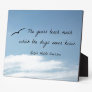 Quote by Ralph Waldo Emerson: The years teach much Plaque