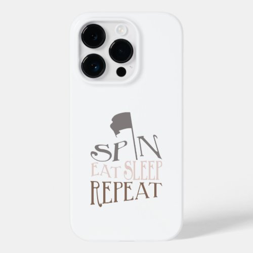 Quote Color Guard Spin Eat Sleep Repeat Case_Mate iPhone 14 Pro Case