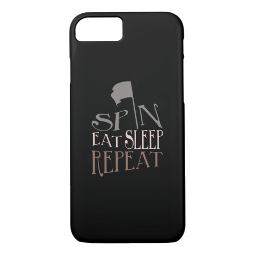 Quote Color Guard Spin Eat Sleep Repeat iPhone 87 Case