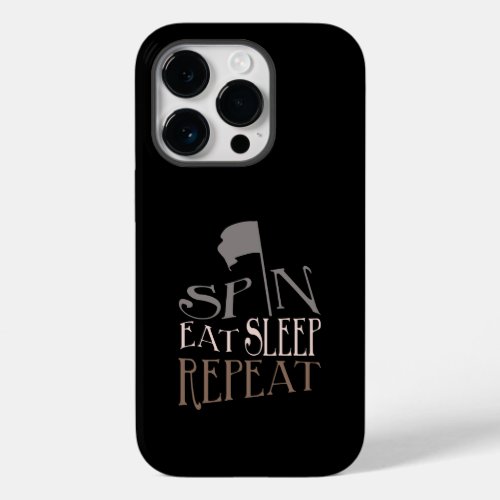 Quote Color Guard Spin Eat Sleep Repeat Case_Mate iPhone 14 Pro Case
