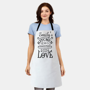 Quote design to use in the kitchen apron