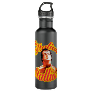 Quote Fan Of Rocky  Actor The Balboa  Poster Stainless Steel Water Bottle