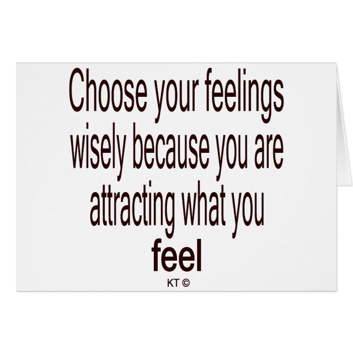 Quote for law of attraction card