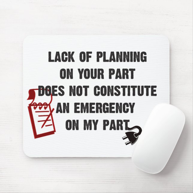 Quote For The Day Mouse Pad (With Mouse)