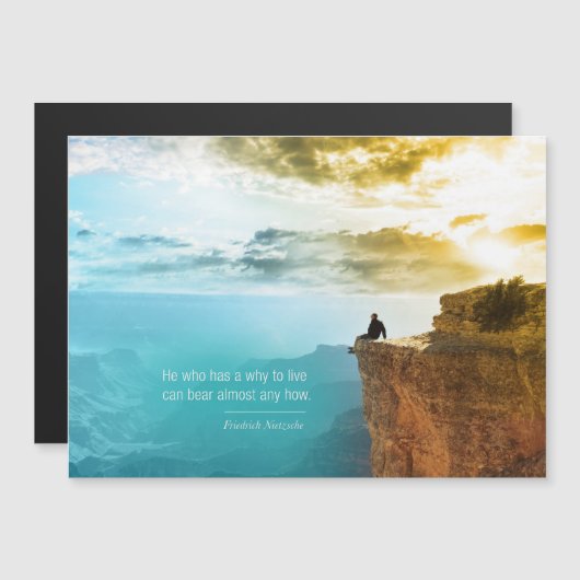 Quote Friedrich Nietzsche Nature Adventure Nature (Front/Back)