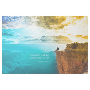 Quote Friedrich Nietzsche Nature Adventure Nature Gallery Wrap