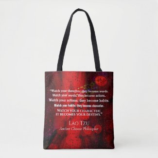 Quote from ancient Chinese philosopher Tote Bag