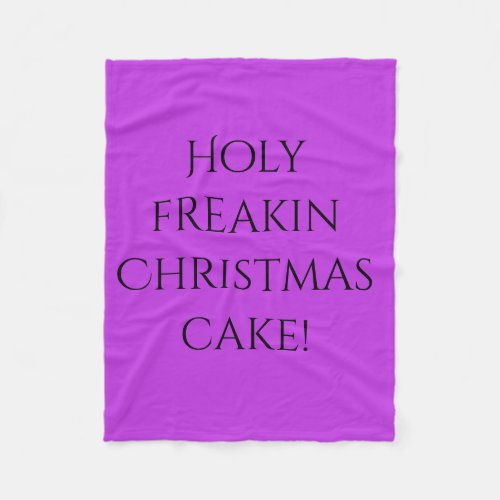 Quote from Orphan Black holy Christmas cake Fleece Blanket