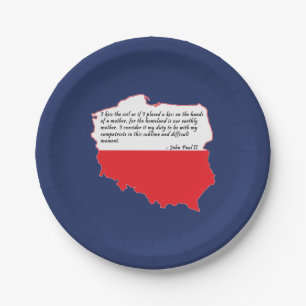 Quote From Pope John Paul II Paper Plates