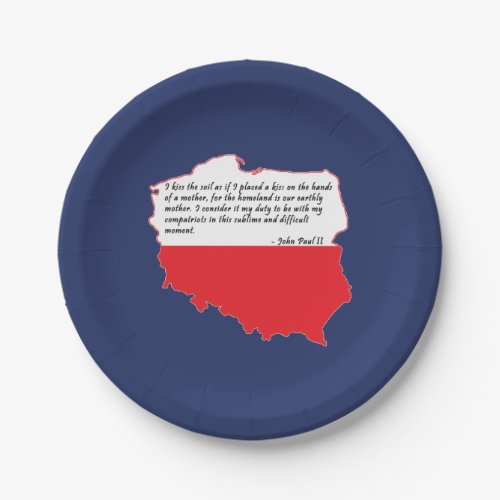 Quote From Pope John Paul II Paper Plates