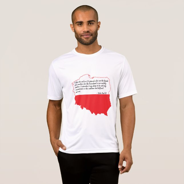 Quote From Pope John Paul II T-Shirt (Front Full)