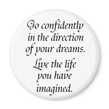 Quote gifts inspirational magnets inspiring dreams