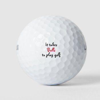 Quote Golf Balls by NatureTales at Zazzle