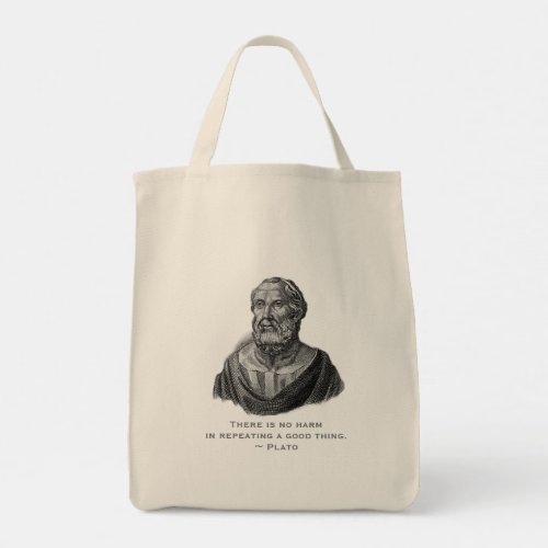 Quote Good Deed Philosopher Plato Tote Bag