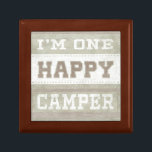Quote | I'm One Happy Camper Gift Box<br><div class="desc">Quote | I'm One Happy Camper. Artist: June Erica Vess. Image ID: 106120D.</div>