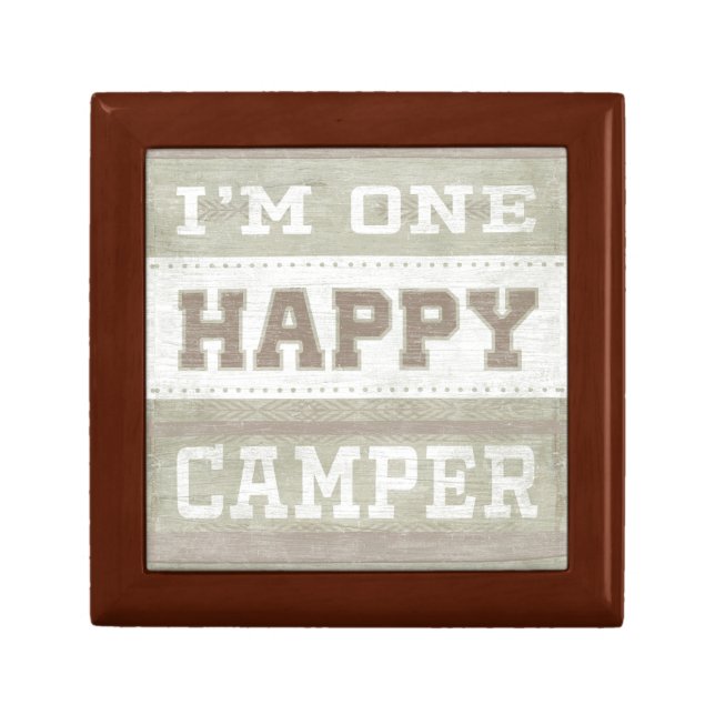 Quote | I'm One Happy Camper Gift Box (Front)