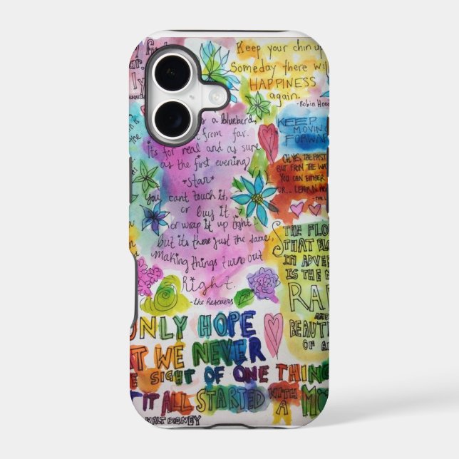 Quote Iphone Case (Back)