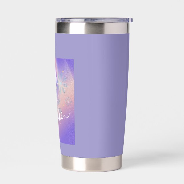 Quote live, love and inspire insulated tumbler (Left)