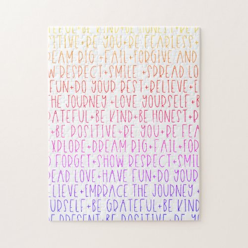 Quote Love Family Fun Jigsaw Puzzle