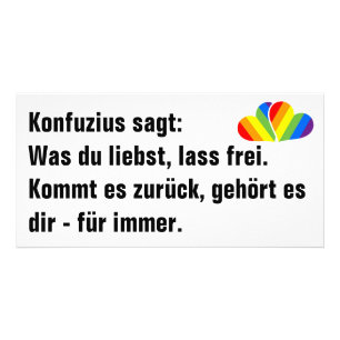 Quote Love Rainbow Card