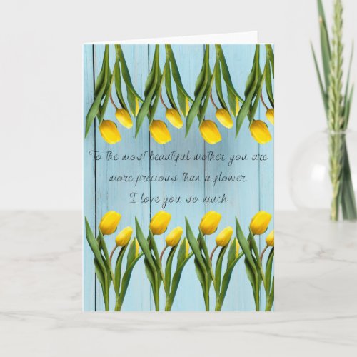 Quote Mothers Day Holiday Card