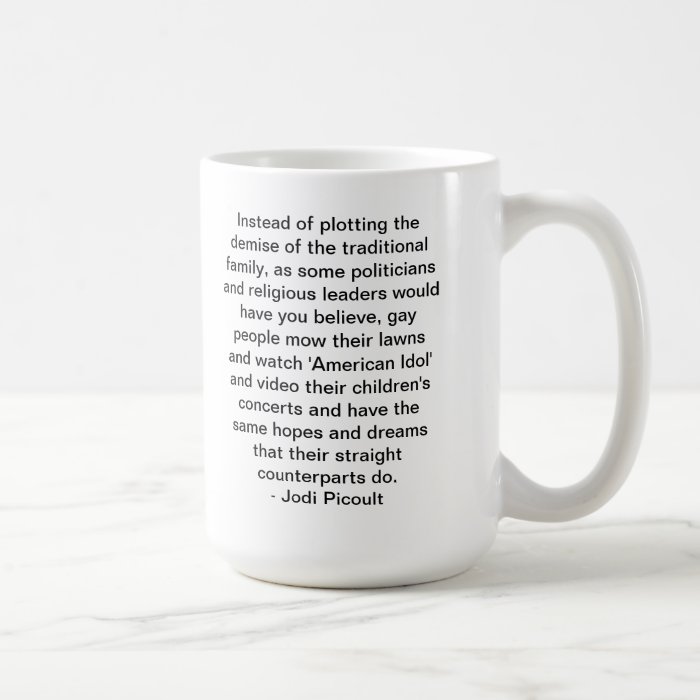 Quote Mug   Jodi Picoult