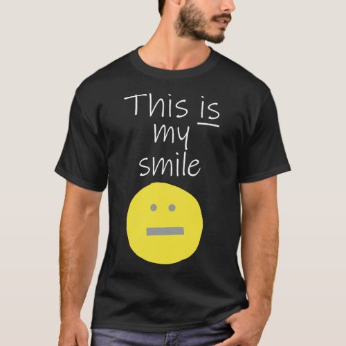Quote My Smile Illuminating Yellow T_Shirt