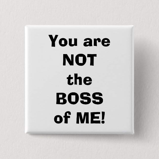 quote, parenting pinback button (Front)