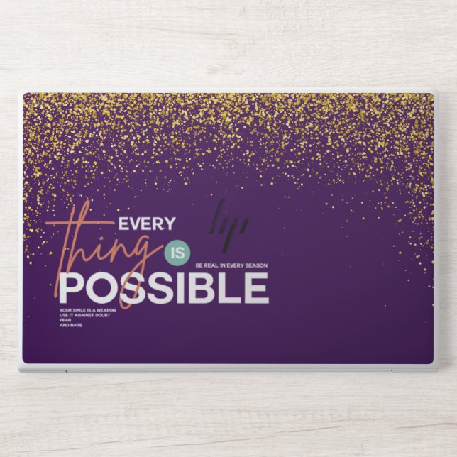 Quote  personalize & EliteBook 840  HP Laptop Skin (Front)