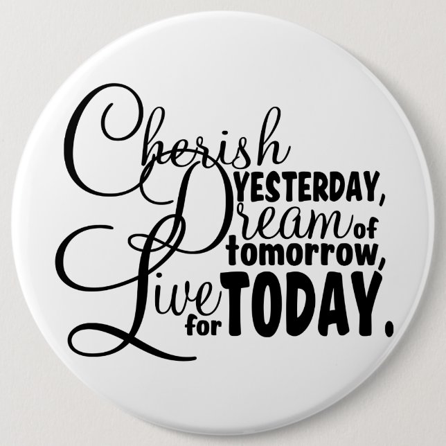 Quote Pinback Button (Front)