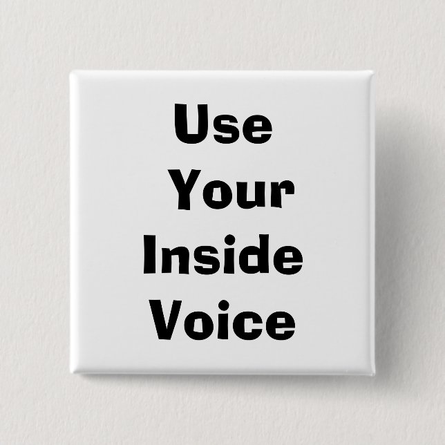 quote pinback button (Front)