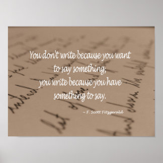 Quote Poster for Writer
