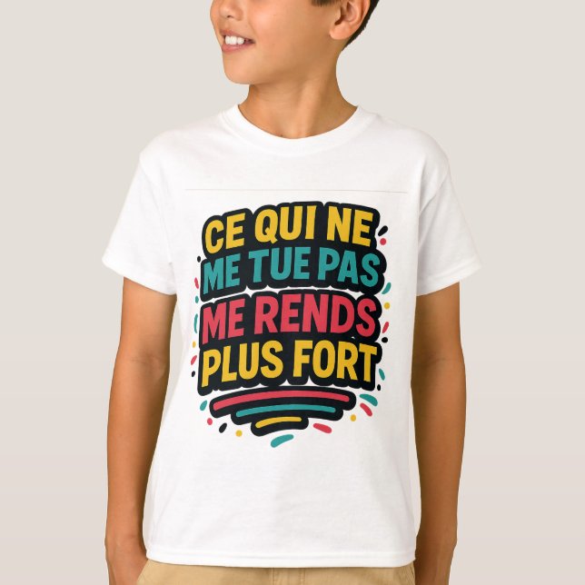 Quote Resilience - What doesn't kill me ... T-Shirt (Front)
