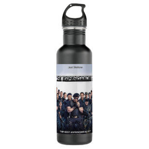 Quote Rocky  Actor Best Balboa  Poster Stainless Steel Water Bottle