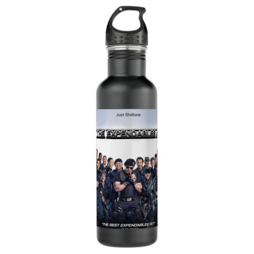 Quote Rocky  Actor Best Balboa  Poster Stainless Steel Water Bottle