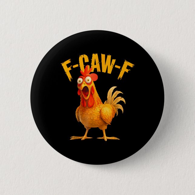 Quote Rooster Meme  Button (Front)