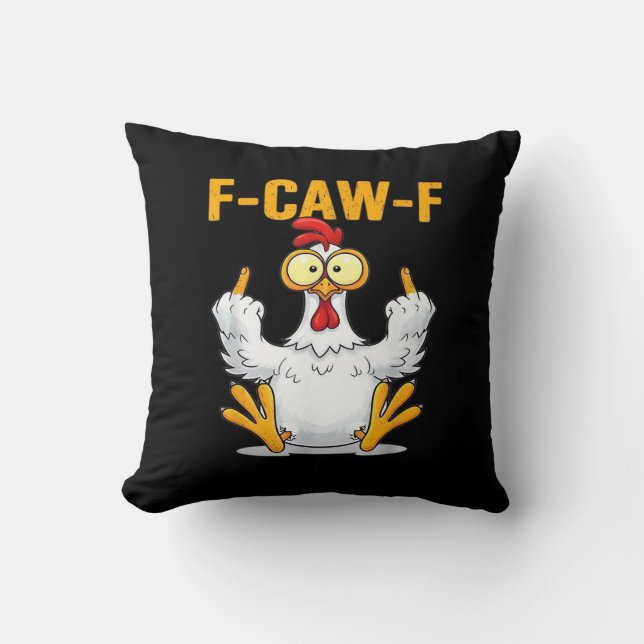 Quote Rooster Meme Classic Throw Pillow (Front)