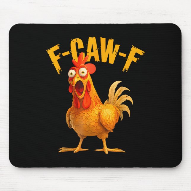 Quote Rooster Meme  Mouse Pad (Front)