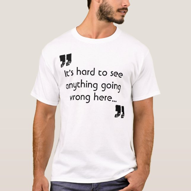 Quote Snooker T-Shirt (Front)