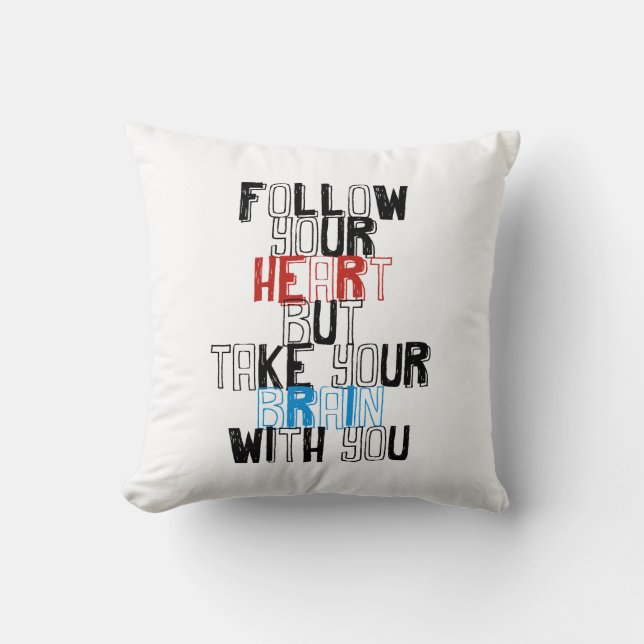 QUOTE TEMPLATES THROW PILLOW (Front)