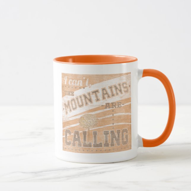 Quote | The Mountains Are Calling Mug (Right)