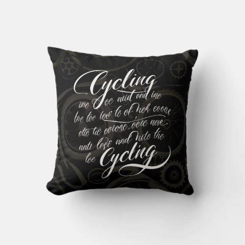 quote Typography Throw Pillow