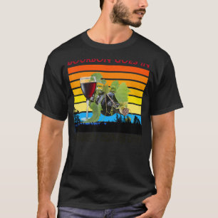 Quote Vintage Bourbon Goes In Wisdom Comes Out Cos T-Shirt