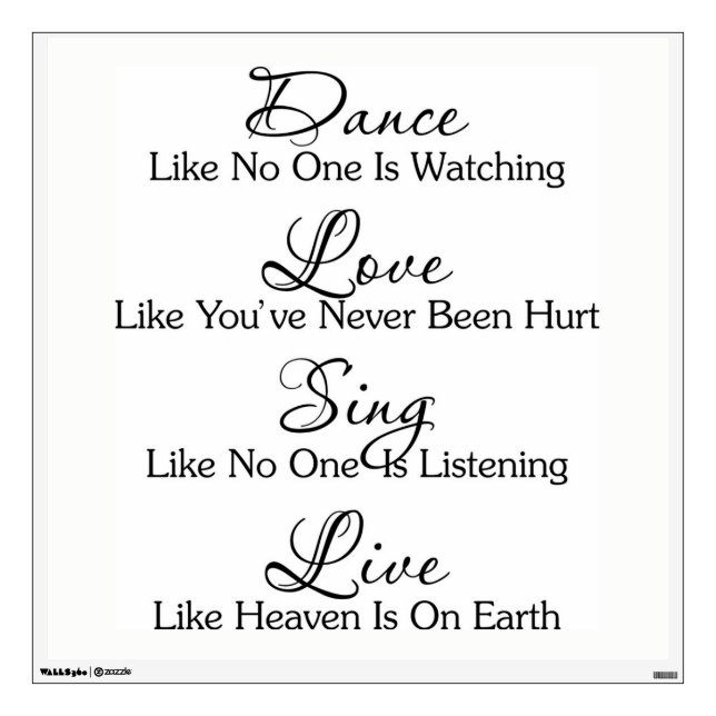 Quote Wall Decal (Front)